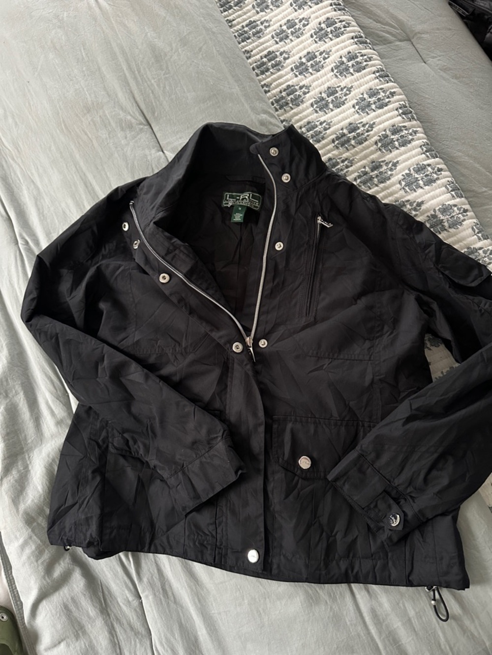 Ralph Lauren Double RL Black Utility Jacket
